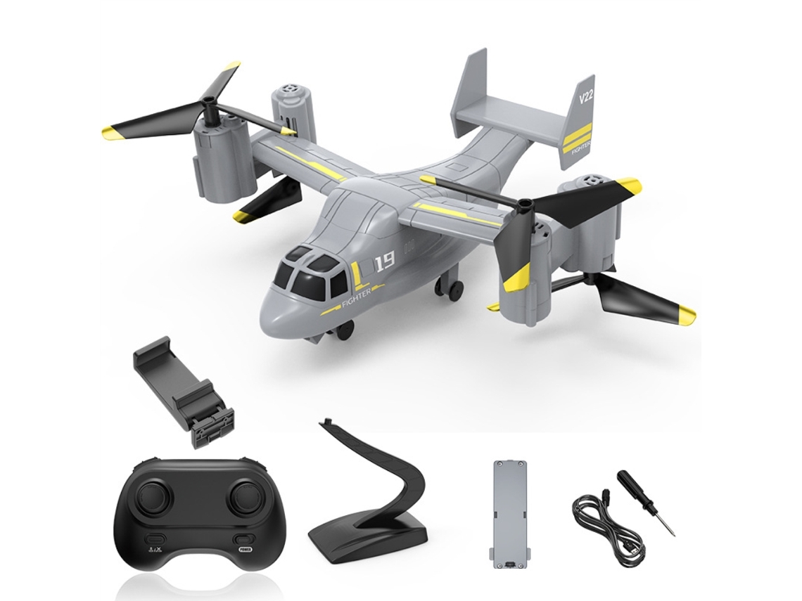 Drone Controle Remoto 2 Em 1 Com Câmera Hd 1080p Quadcopter Brinquedo Para Crianças