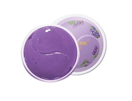 Adesivos de hidrogel com infusão de lavanda para os olhos, 60 unidades Sersanlove