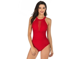 Fasst traje de Banho Entero para Mulher com Gola Alta e Controle Abdominal