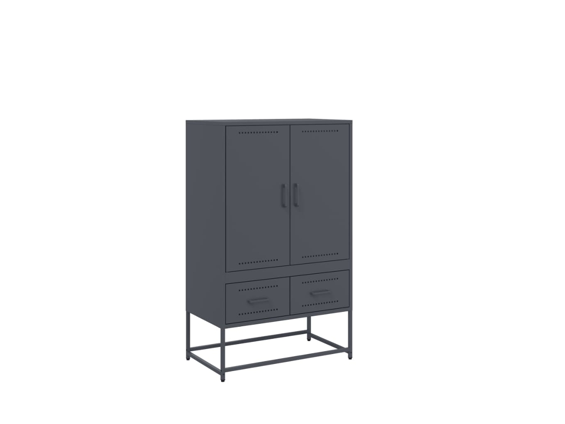 Highboard, Highboards Vidaxl Antracite Aço (n/a)