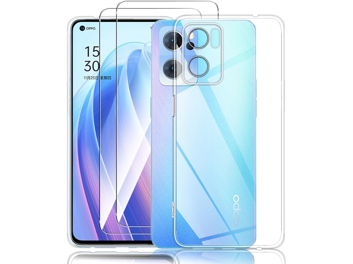 Conjunto de Películas de Ecrã Protetora Fina Flexível para Oppo Reno7 HONGWE. Transparente (2un)