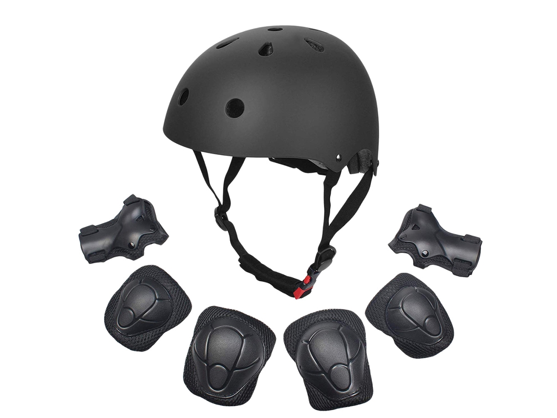2026 7 Equipamentos de Proteção para Skate Infantil: Capacete, Joelheiras, Cotovelos, Pulseiras
