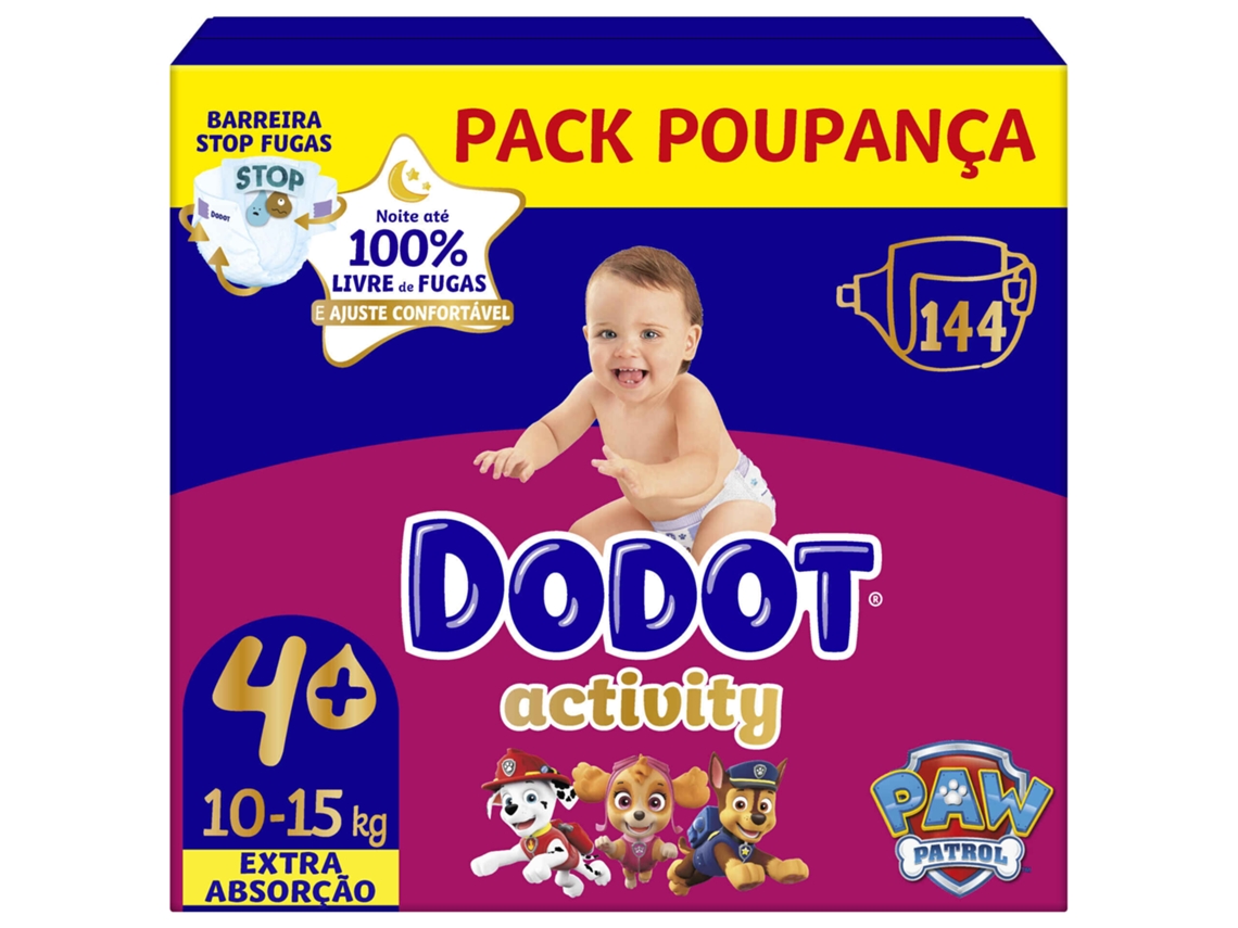 Box Fraldas Activity 9 14kg T4 Dodot