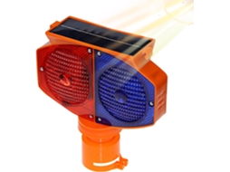 Luz De Advertência Solar Intermitente – Dupla Face À Prova D Água