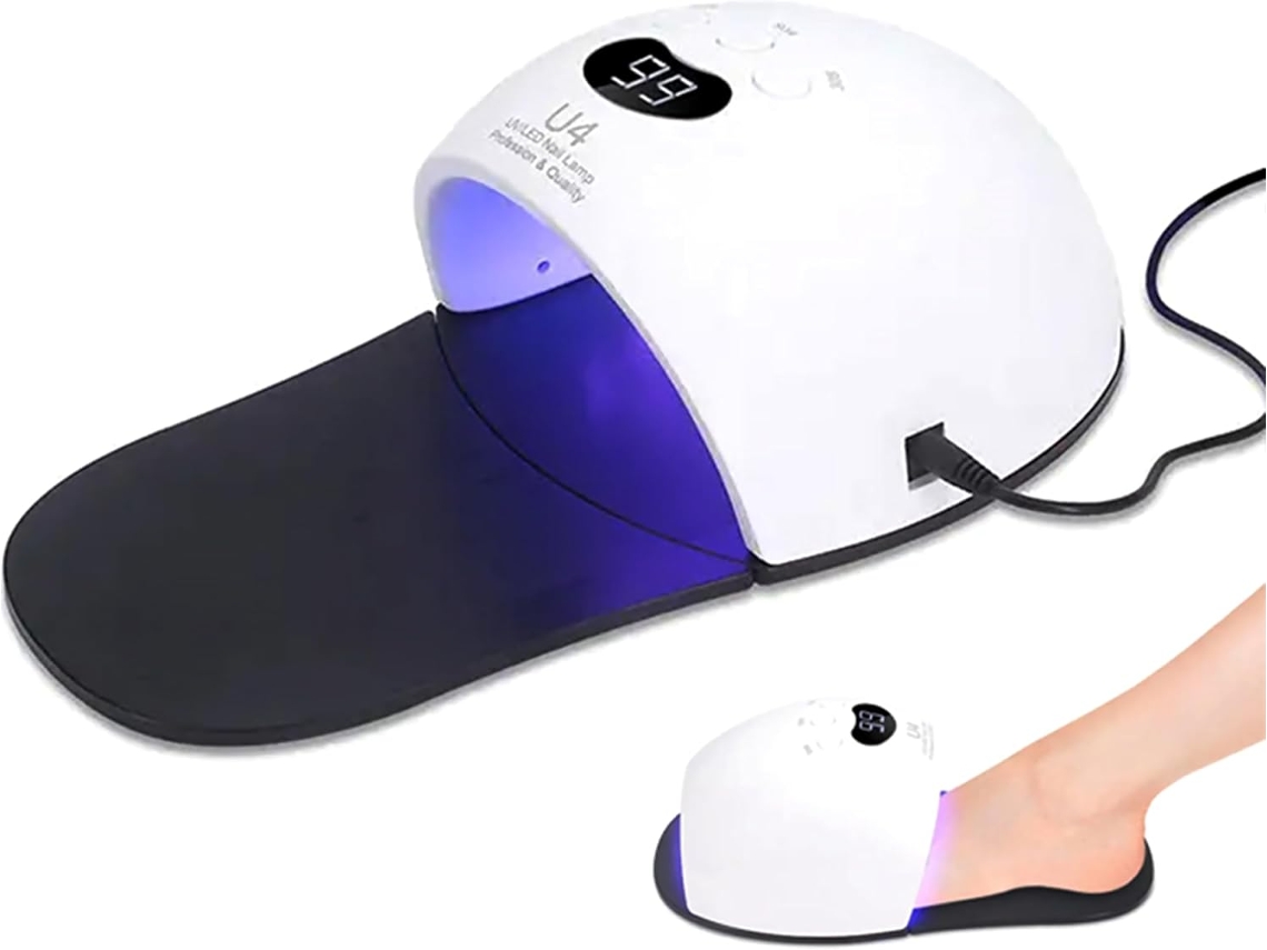 Ferramenta Multifuncional Portátil. Aparelho Branco Para Unhas Dos Pés E Das Mãos, Danificadas E Descoloridas. Eficaz E Confiável