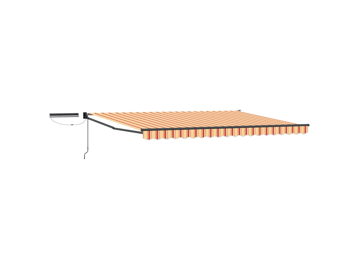 Toldo Retrátil Elétrico Multicolor 4 × 3 M VIDAXL