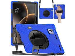 Capa híbrida de silicone para tablet WeBake com suporte giratório e alça de ombro