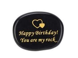 Piedra Inspiradora Grabada Feliz Cumpleaños Eres Mi Roca Piedra De Aliento Motivacional Bolsillo Tipo 2