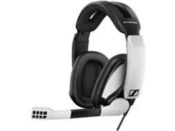 Auscultadores Gaming com Fio SENNHEISER Gsp 301 (Over Ear - Multiplataforma - Noise Cancelling - Branco)