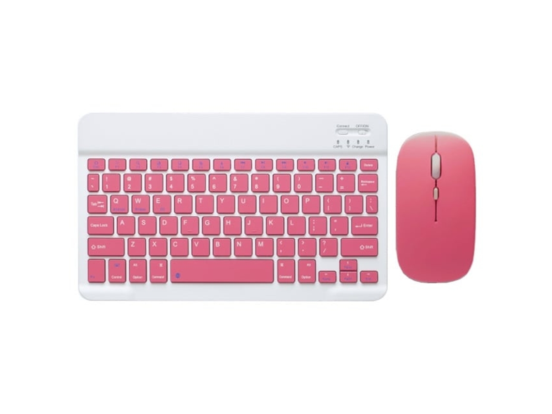 Teclado Bluetooth Para Tablet Lurelia, Compatível Com Ipad, Huawei, Xiaomi E Vivo (caixa Colorida Gratuita 10", Vermelho, Teclado Bluetooth, Rato 2.4g