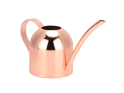 Regador de Aço Inoxidável Dourado Rosê 500ml com Bico Longo AQUAFORGE