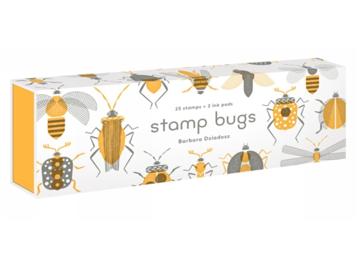 Livro Stamp Bugs de Barbara Dziadosz (Inglês)