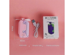 Mini Ventilador Portátil 2 Em 1, Brinquedo Antiestresse, Usb De 25-26