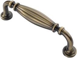 Puxador De Gaveta Porta Em Bronze Maciço Antigo Com Furo Único Para Armário Vinhos Guarda Roupa Latão