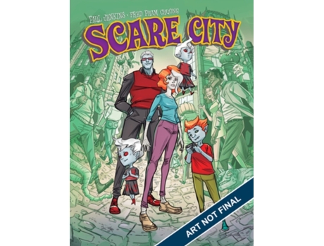 Livro scare city de paul jenkins (inglês)