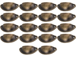 Magiclulu Conjunto De 18-puxadores Semicirculares Retrô Em Ferro Para Armários E Gavetas, Design Elegante E Durável