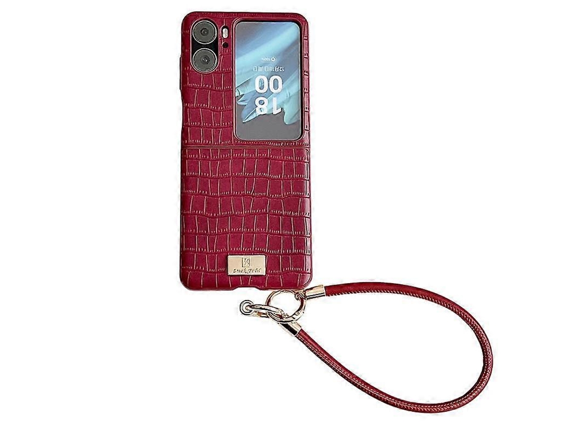 Capa De Tpu Com Textura De Crocodilo E Alça