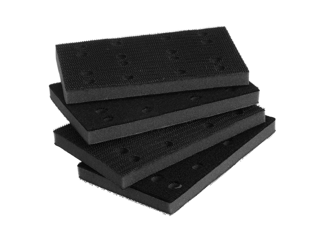 Conjunto De 4 Almofadas De Espuma Macia Para Proteção Durante O Lixamento, Compatíveis Com Furadeira.