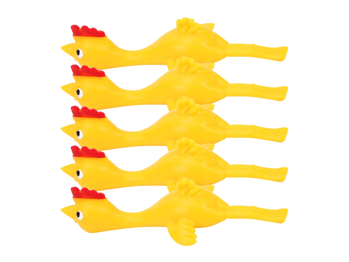 2026 5 peças brinquedo elástico para dedos divertido brinquedo de pollos esticável para crianças bebês