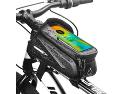 Bolsa para celular para mountain bike, bolsa frontal para bicicleta, capa de chuva para bicicleta