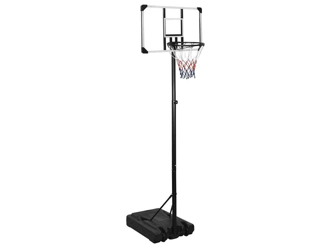 Tabela de basquetebol VIDAXL Transparente Policarbonato ( 235-305 cm )