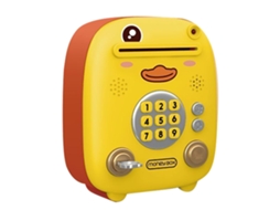 Banco De Cerdo Eletrônico Mini Para Niños Com Senha De Impressão Digital E Música Cantante