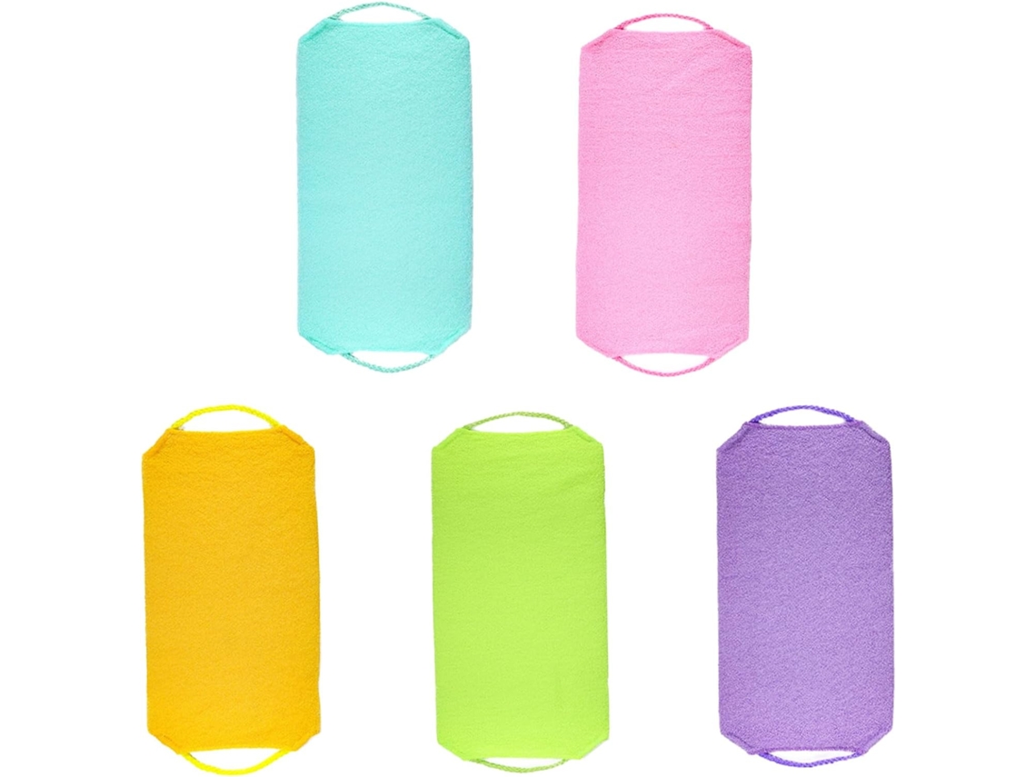Conjunto Didiseaon De 5 Peças Para Limpeza Das Costas, Incluindo Cinto, Faixa E Escova Esfoliante Corporal