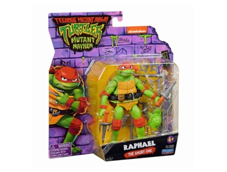 Figura Raphael Tortugas Ninja Articulada De 11 Cm Con Accesorios Famosavolumen