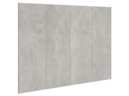 Bed Headboard, Bed Headboards Vidaxl Cinzeto Madeira Processada (120 Cm)