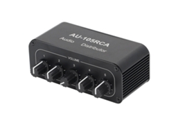 Comutador de Áudio Bidirecional 5 Vias Estéreo Alto fidelidade Splitter para Sala de Conferência Multimídia