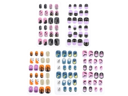 120 Unidades De Unhas Falsas Infantis Para Decorações De Halloween Allinless