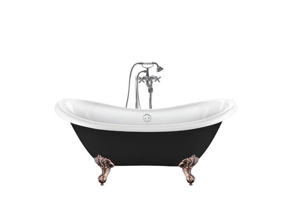 Banheira Com Pés Darlington Black 175 Cm