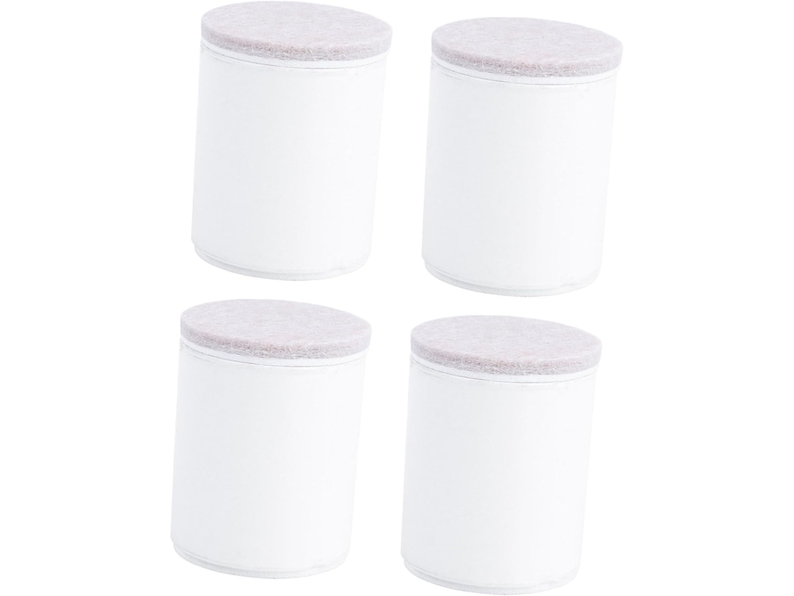 Lifkome Conjunto De 4 Pés Elevatórios Para Móveis, Estáveis E Antiderrapantes, Em Aço Carbono, Para Mesas E Sofás