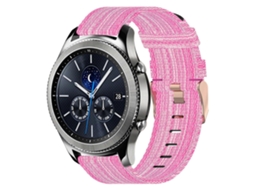 Pulseira De Nylon Trançado De 22 Mm Para Samsung Gear S3 Classic