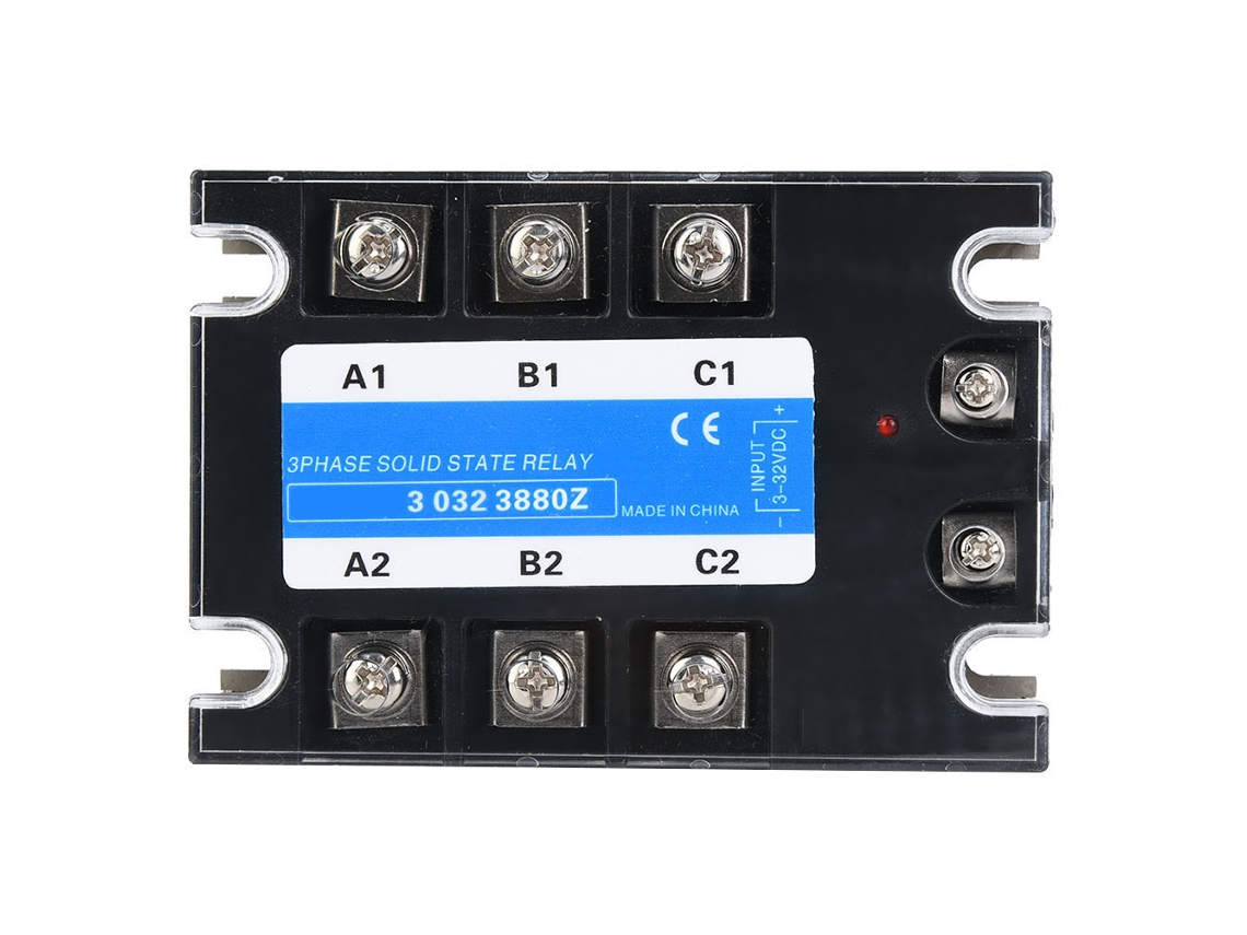 Relé de Estado Sólido Trifásico 3 32Vdc 80A | S/MARCA