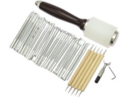 Kit De Ferramentas Para Costura, Corte E Entalhe Em Couro