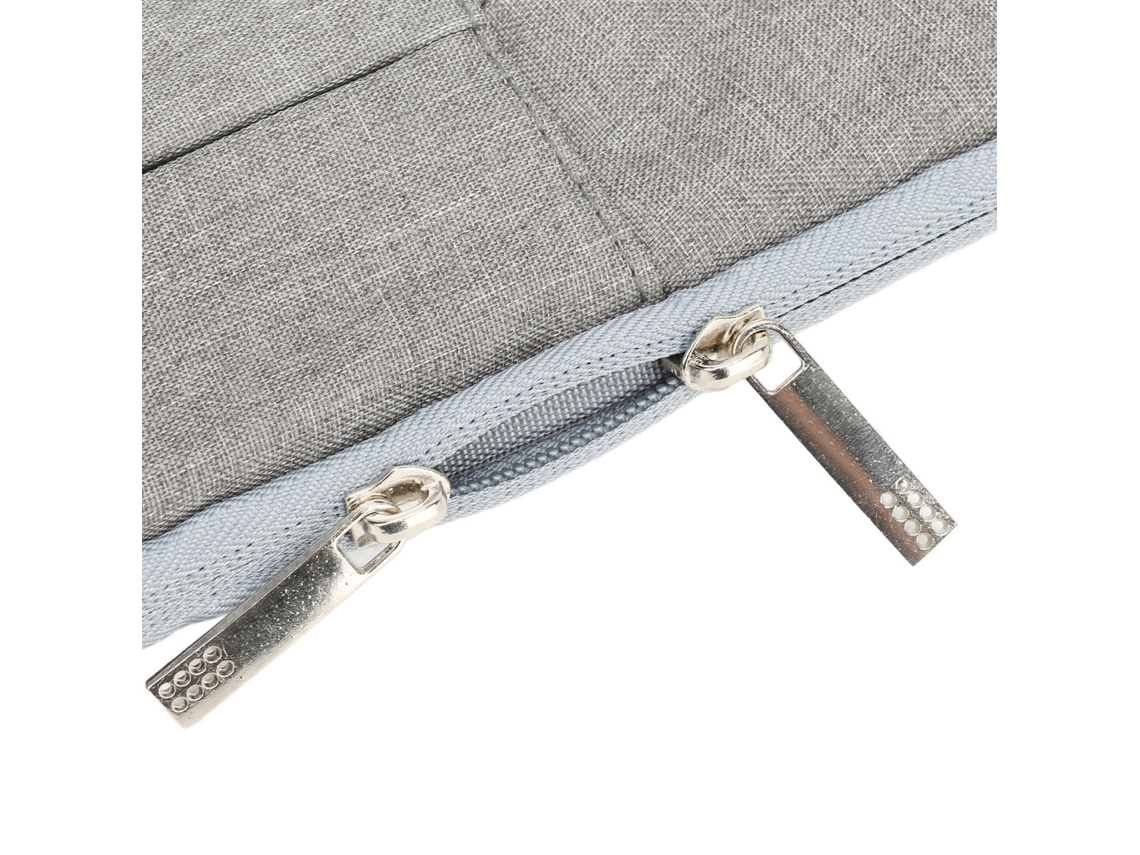 Capa Protetora Para Laptop 15,6 Polegadas Multifuncional Absorvedora De Impactos Tela Oxford Cinza