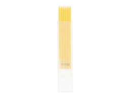 6 Peças De Recarga De Lápis De Carpinteiro 2,8mm Hb - Ferramenta De Marcação E Raspagem Para Carpintaria - Cera Amarela