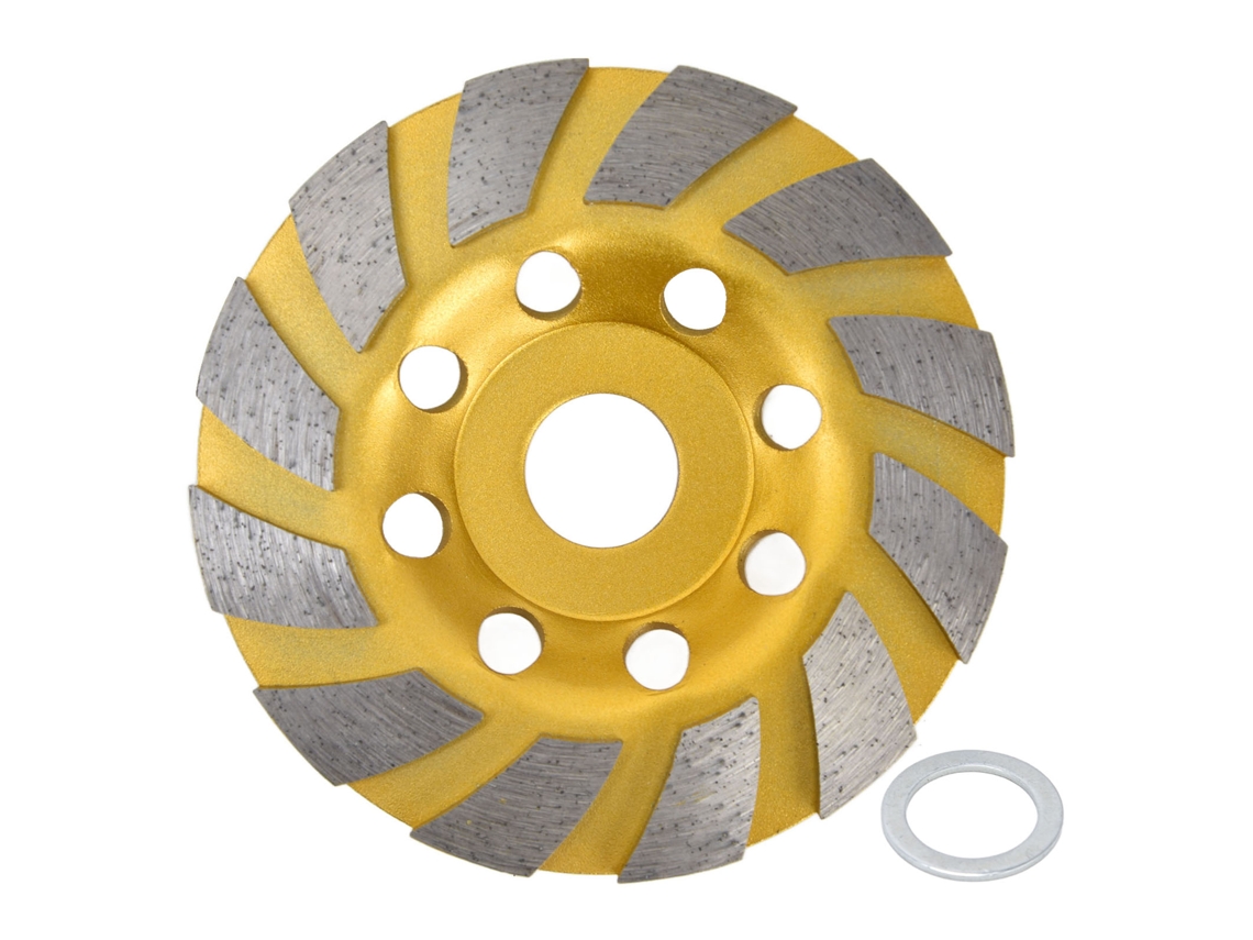 Disco De Cupula De Diamante Turbo Para Esmerilado De Concreto 115mm Segmentos De Diamante Corte Rapido