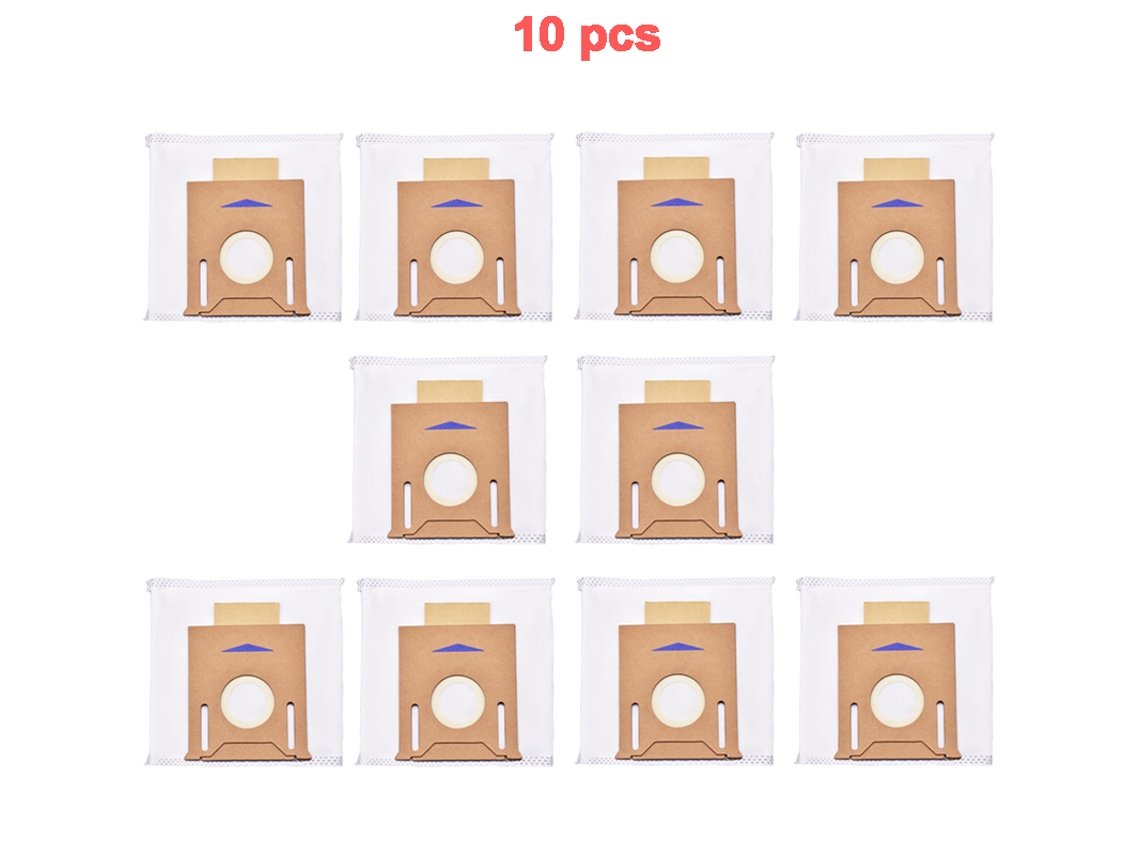 10 peças sacos de pó para ecovacs ozmo t8 t8aivi t9pro robô aspirador acessórios