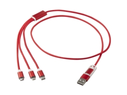 Cable De Carga 5 En 1 De Aluminio Reciclado "versatile"