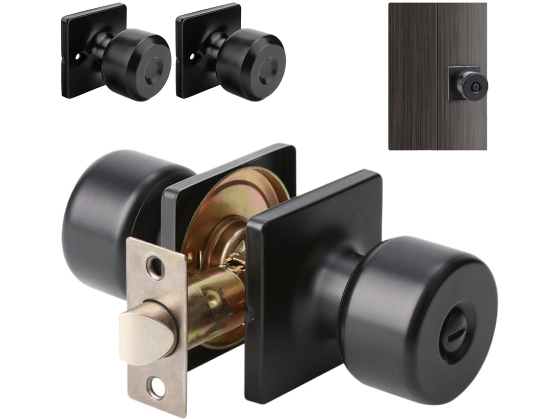 Maçaneta Preta Para Porta Interna, Maçanetas Pretas Foscas Para Portas Internas, Maçaneta Decorativa Para Portas De