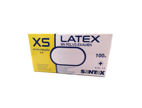 Luva Latex sem Pó com 100 S