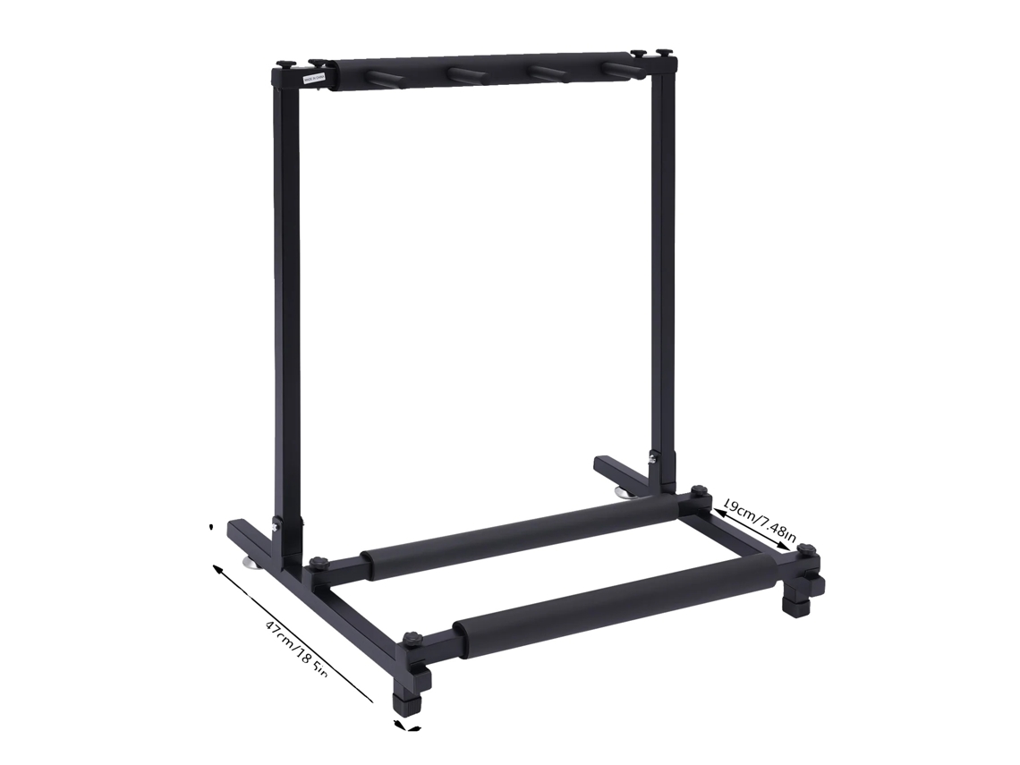 Suporte Para Múltiplas Guitarras, Suporta Várias Guitarras, Construção De Ferro Durável, 3 Compartimentos
