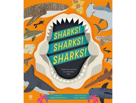 Livro Sharks! Sharks! Sharks! de Susan Martineau (Inglês)