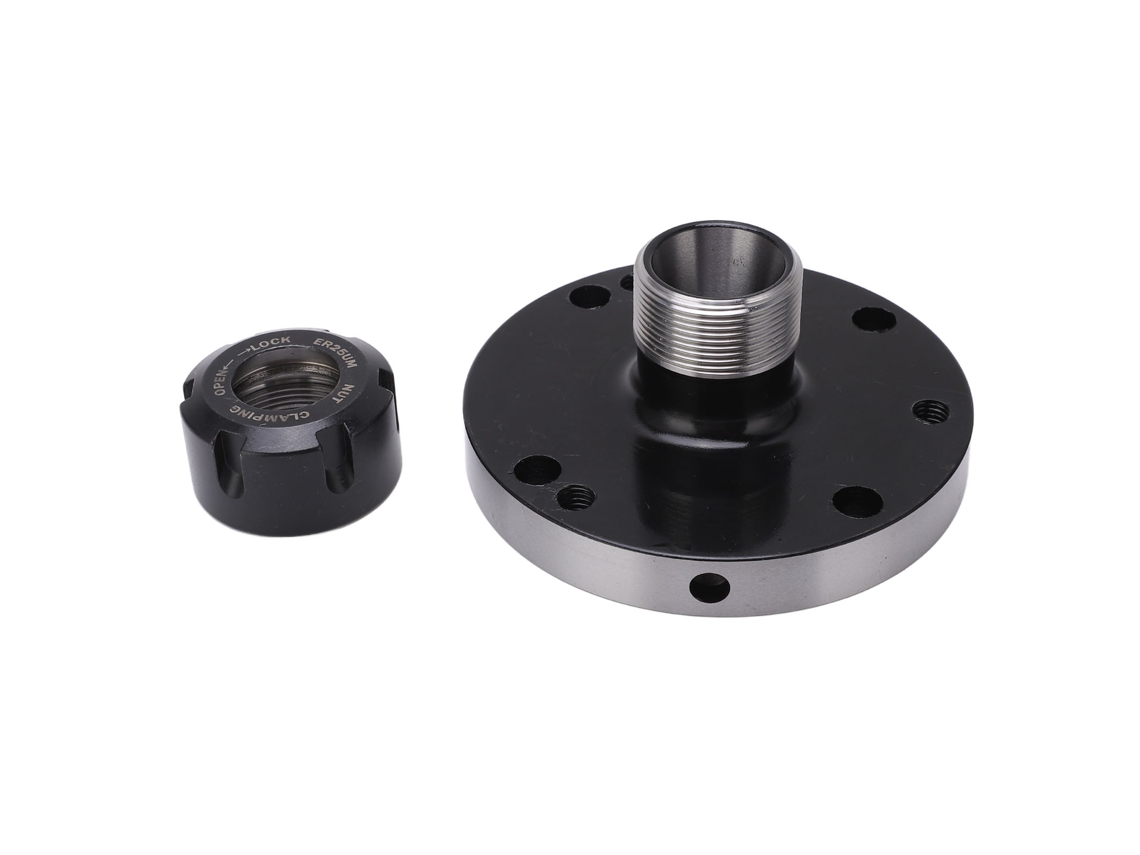 Pinça de carbono Aco com rosca de 100 mm de diâmetro para torno e fresadora CNC ER25