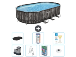 Bestway Piscina Bestway Power Steel Oval - 610x366x122 Cm - 8-peças S622
