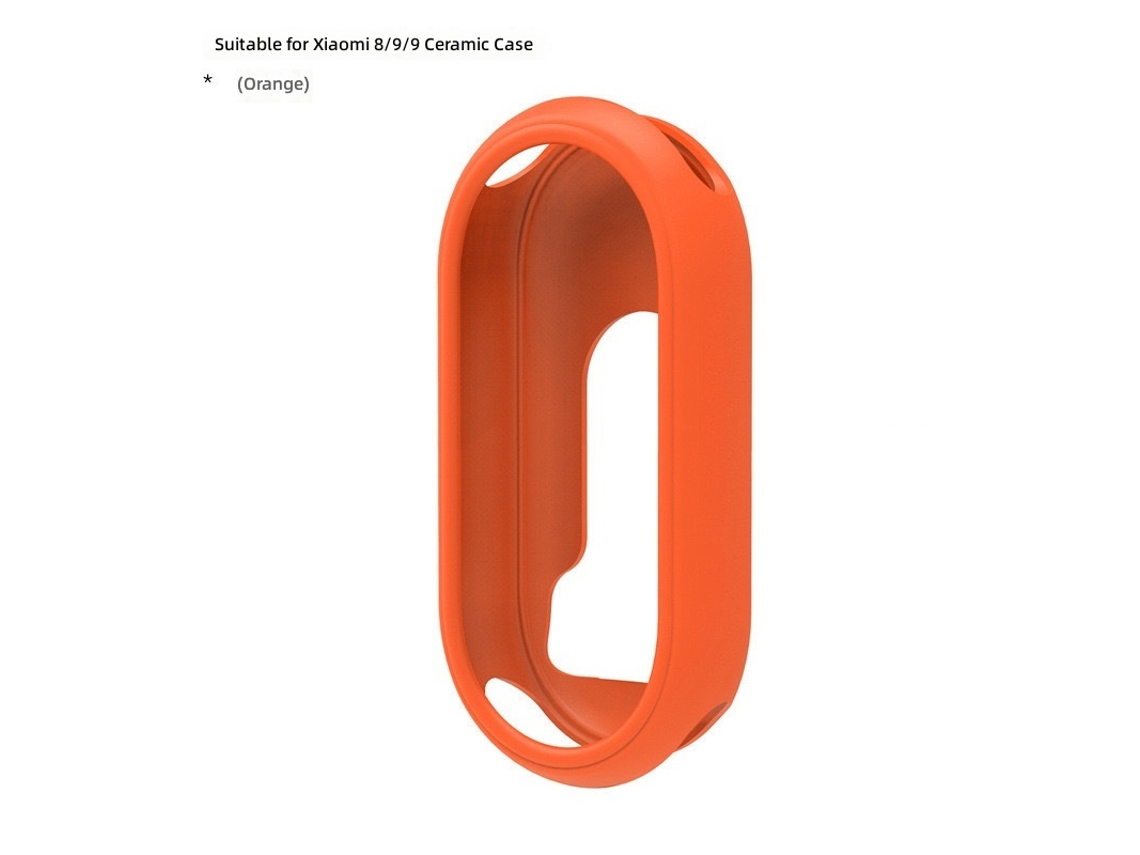 Capinha de Proteção para Xiaomi Mi Band 8/9/10, Silicone Resistente a Quedas e Arranhões, Design Simples CHABERLU