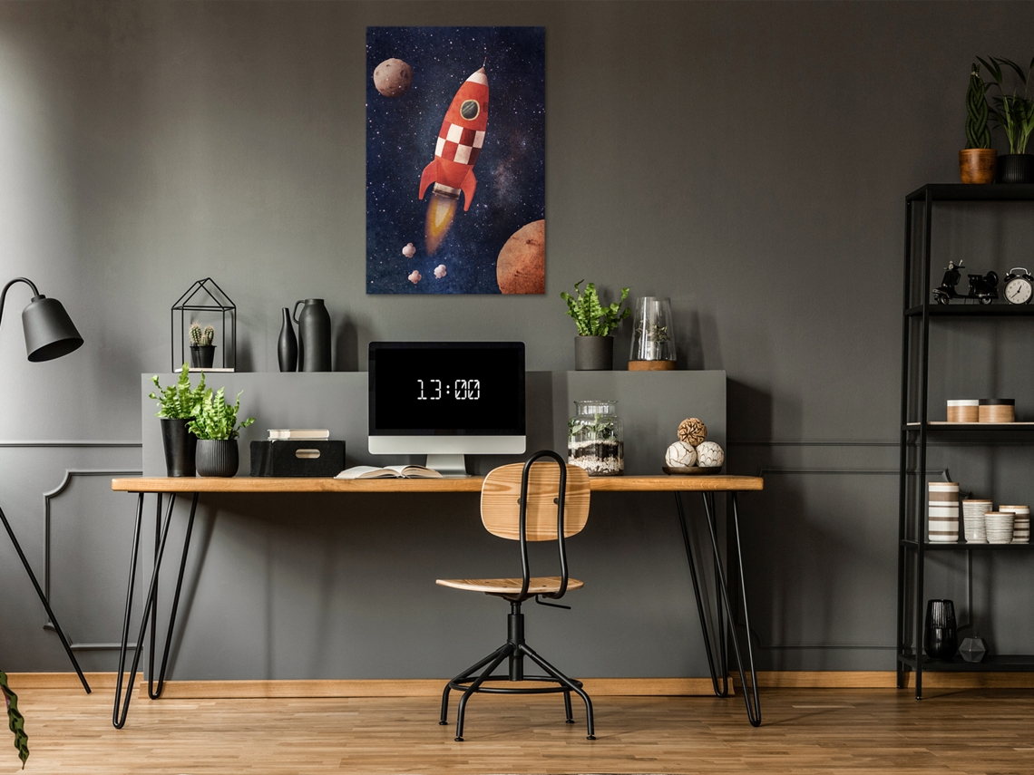 Quadro ARTGEIST Into the Unknown by Rocket (1 Part) Vertical (80x120)