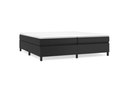 Box Spring Bed, Box Spring Beds Vidaxl Preto Couro Artificial (200 X 200 Cm)